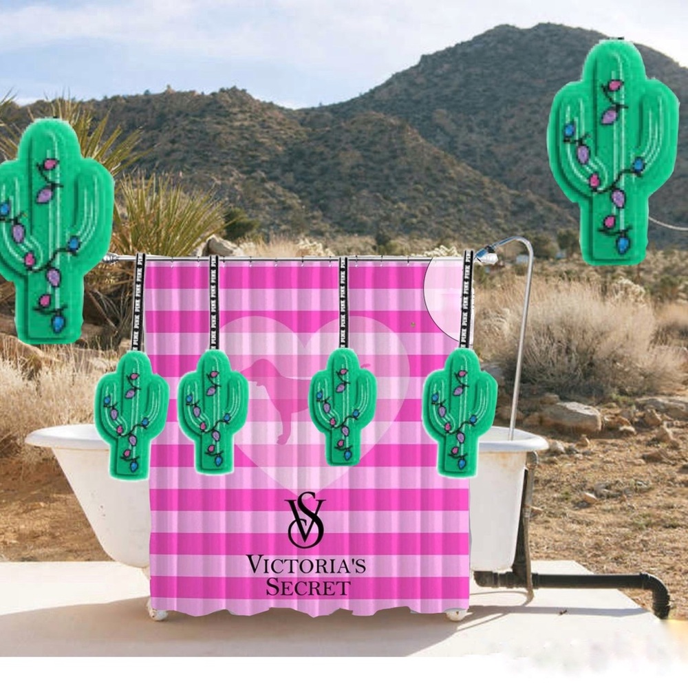 Pink Victoria’s Secret Cactus Loofah Bath  Sponge NIP